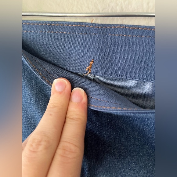 Free People Flare Penny Pull On Jeans in Sapphire Blue Women’s Size 28 - Picture 13 of 16